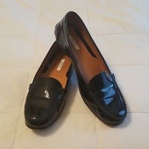 Parent leather comfy loafers